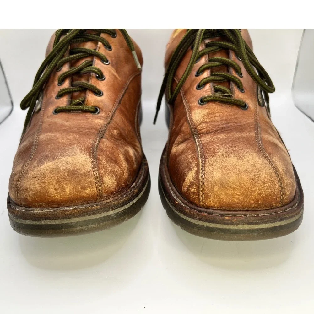 Mephisto Abel Welt Leather Oxfords‎ Shoes Mens Size 9 Brown Air Relax Goodyear